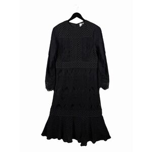 Ladies‎ Dainty Jewells Black Lace Dress Size L